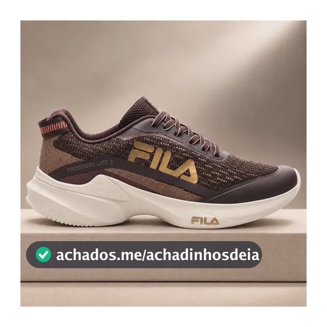 Tênis Fila Progress Lite Feminino Caminhada Oferta Original