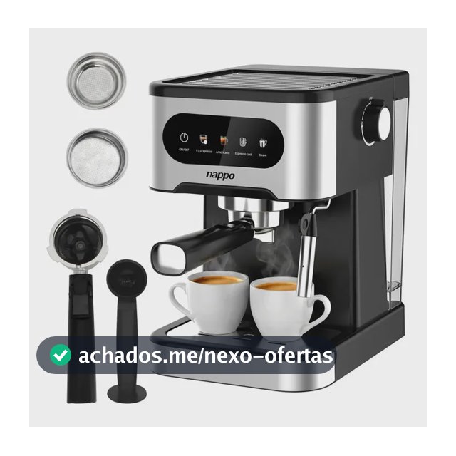 Cafeteira Nappo Expresso Nec-260 8 Em 1 Multicápsulas Bar 20 1350w - Inox