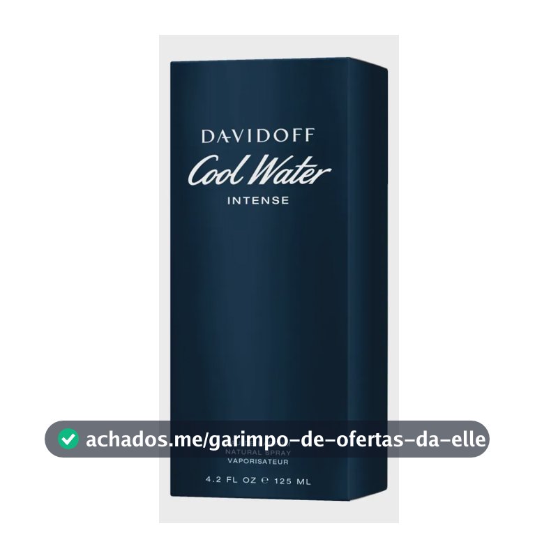 Perfume Cool Water Intense Edp Masculino 125 Ml Davidoff