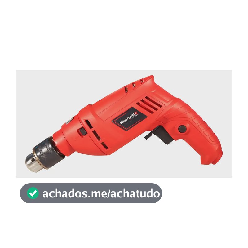 Furadeira De Impacto Einhell Profissional Madeira Metal 550w Vermelho 127v