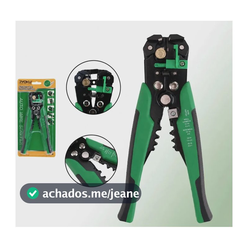 Alicate Desemcapador Crimpador De Fio Cabo Corte Automático