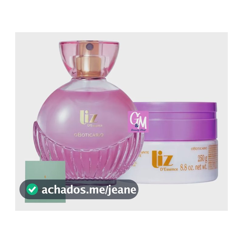 Kit Presente Perfume Feminino O Boticário Liz D´essence