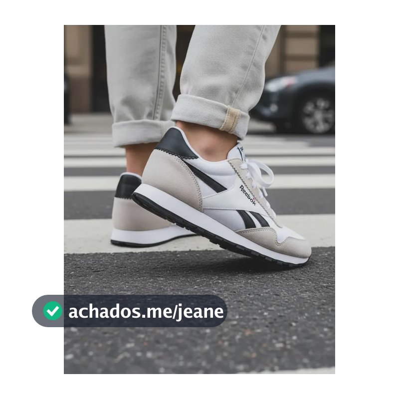 Sapatenis Tenis Reebok  Casual Em Couro Branco Branco 40 Br