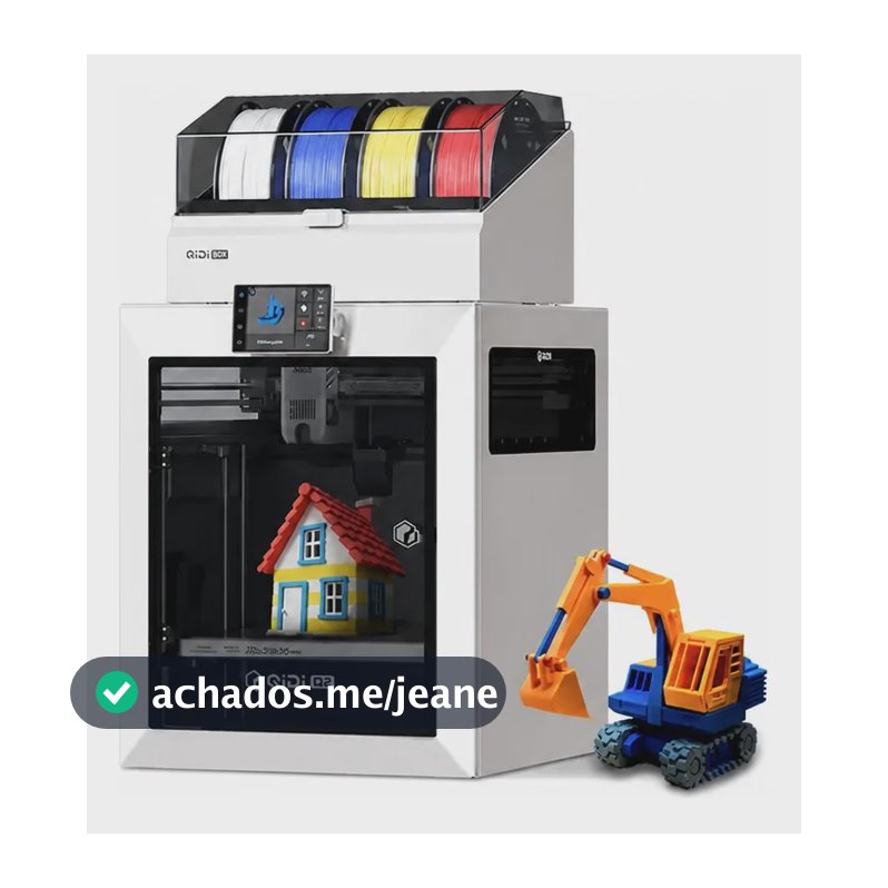 Impressora 3d Qidi Q2 Combo Oficial Licenciado 127/220v Cinza