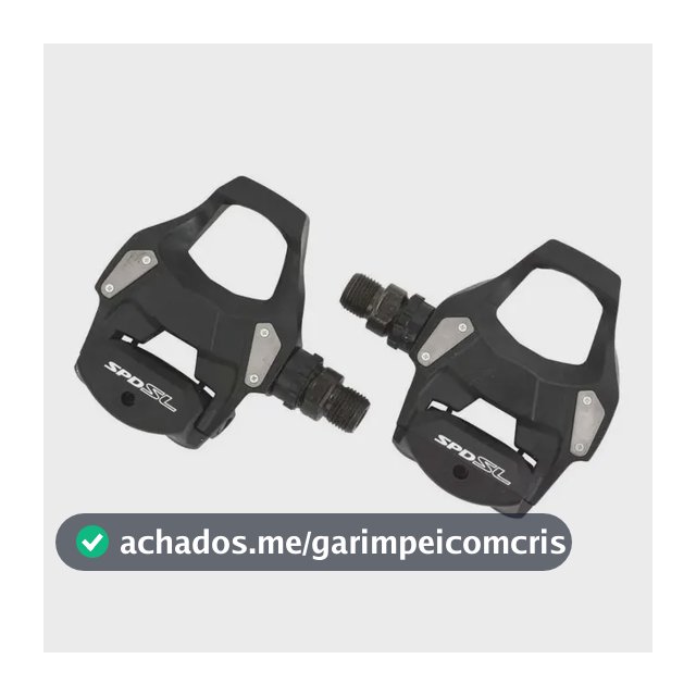 Pedal Clip Shimano Pd Rs500 C/ Taco Sh11 Preto Speed / Road