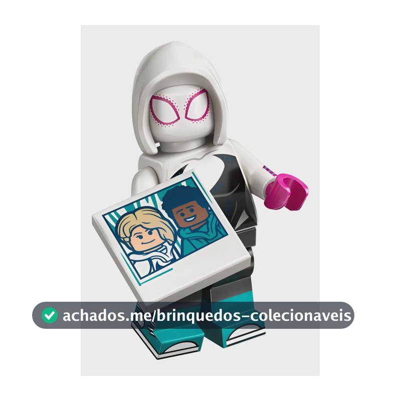 Lego Aranhaverso Minifigura 71050 Gwen Stacy / Mulher Aranha 1 Gwen Stacy / Mulher Aranha