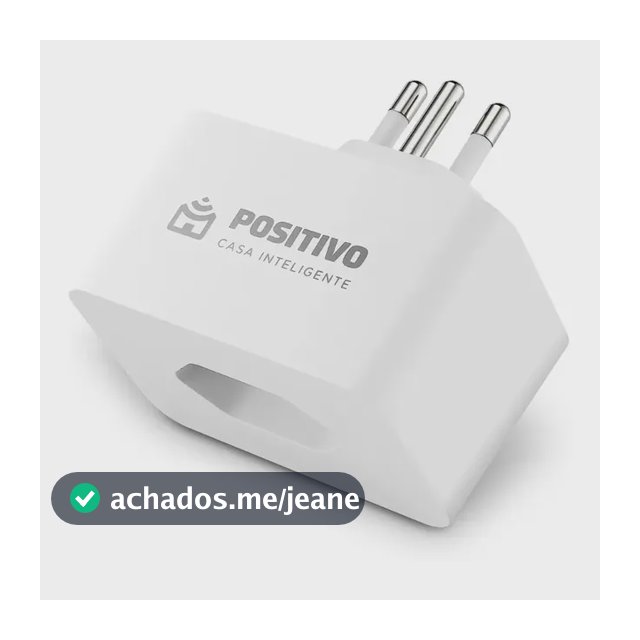 Smart Plug Max Wi-Fi Positivo Casa Inteligente, 16A, NBR 14136, Configuração Rápida, 1600W Bivolt – Compatível com Alexa