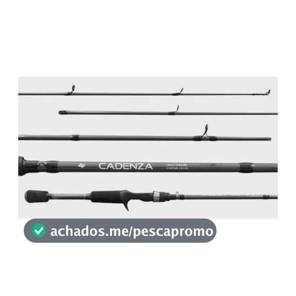 Vara Carretilha Cadenza C602 8-17lbs 1,80m Cinza Albatroz