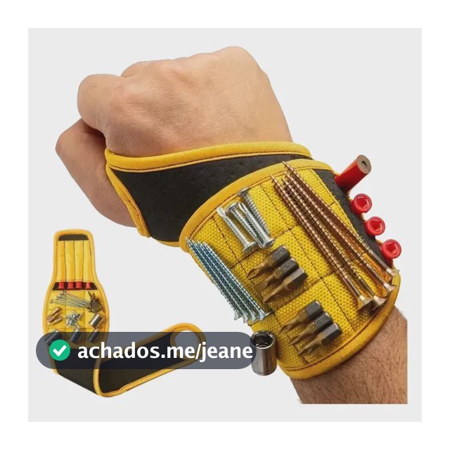 Pulseira Magnética Ajustável Para Suporte De Parafuso De Amarillo-ajustable