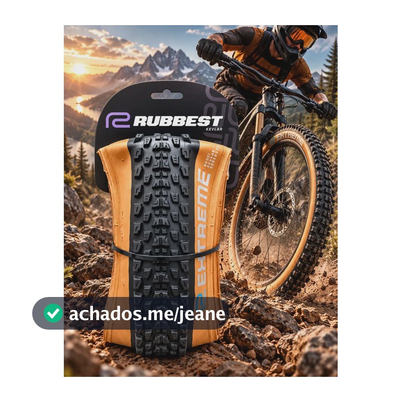 Pneu Bike 29x2.25 Kevlar Rubbest Extreme Tanwall 60 Tpi Mtb Preto
