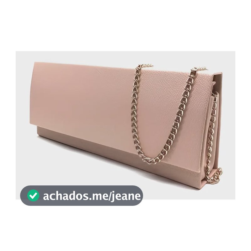 Bolsa Clutch Feminina Helena Bolsas Nude Sintética Festa Casamento Formatura