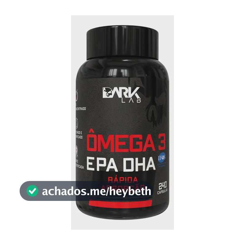 Ômega 3 Epa Dha 240 Cápsulas Dark Lab
