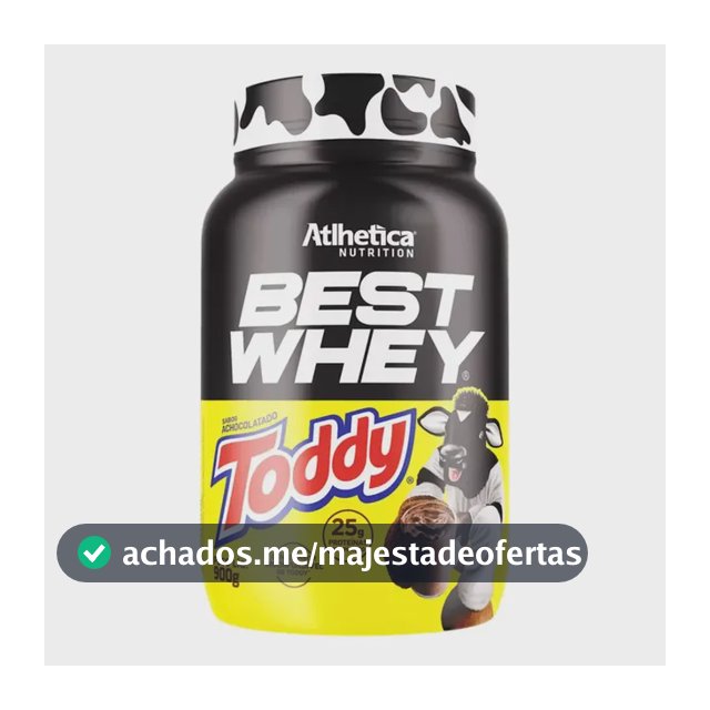 Best Whey Protein Gourmet Toddy 900g - Atlhetica Nutrition Toddy