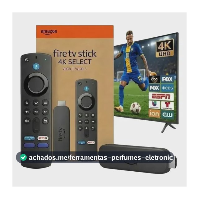 Amazon Firetv Stick 4k Stick Wi-fi-6 Com Alexa Por Voz Preto Preto De Voz