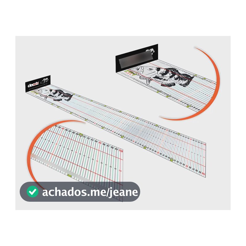 Régua Para Pesca Branco