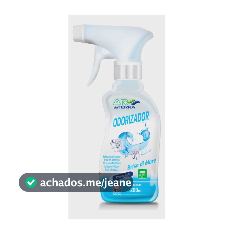 Aromatizador Ar Condicionado Ar Da Terra 200ml Brisa Di Mare