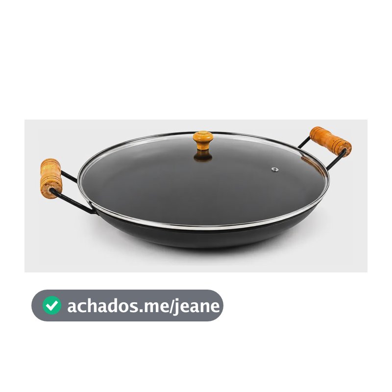 Disco Arado 57cm Tacho Borda Alta Grande C/ Tampa De Vidro