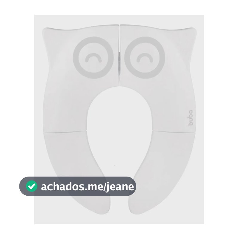 Redutor De Assento Portátil Buba Dobrável Infantil Viagem Cor Branco