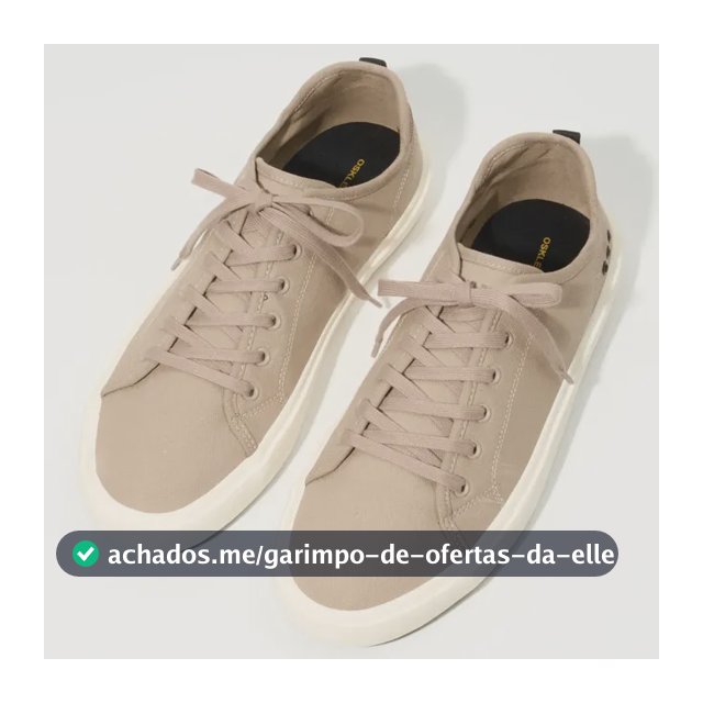 Tênis Masculino Drift Osklen Cáqui Liso 42 Br