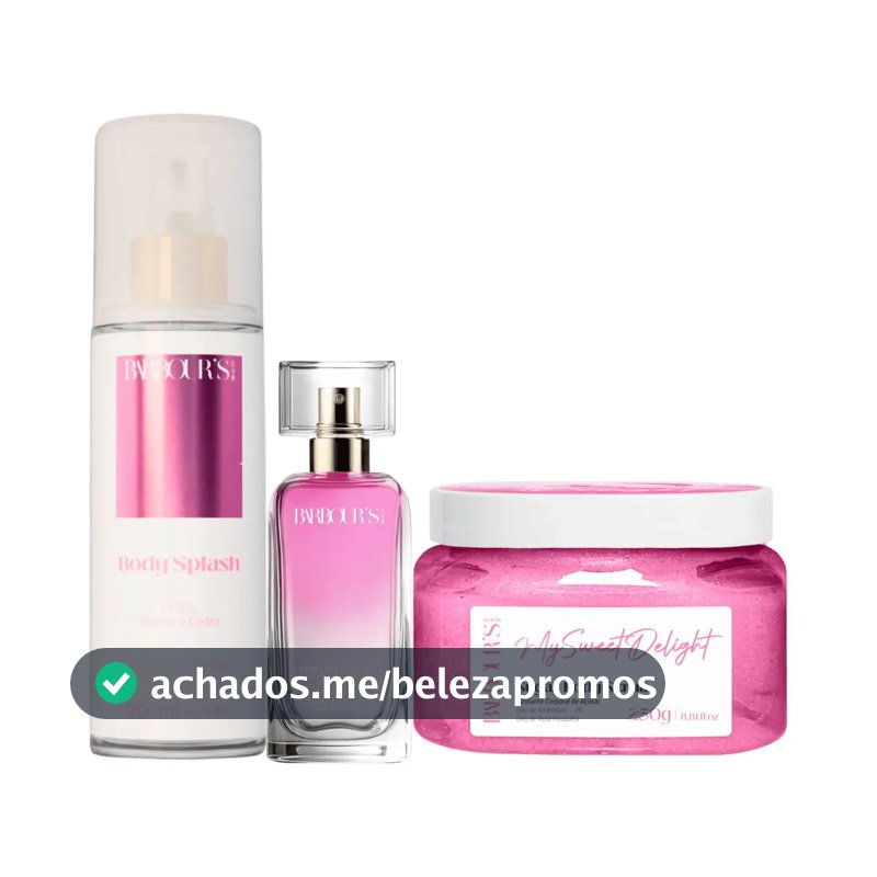 Body Splash Esfolainte Corporal Perfume Capilar My Sweet Delight Barbour's Beauty