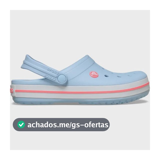 Sandália Crocs Crocband Clog Blue Frost/guava Azul 37 Br