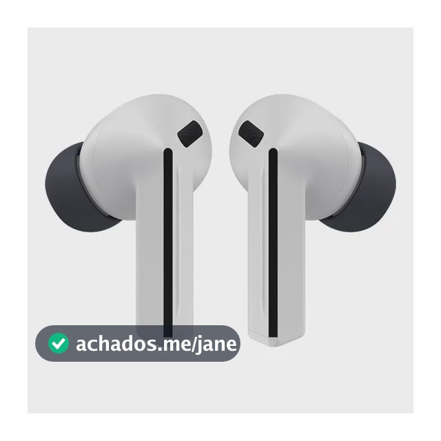 Samsung Galaxy Buds3 Fe, Fone De Ouvido Sem Fio, Cancelamento Ativo De Ruído, Galaxy Ai Cinza