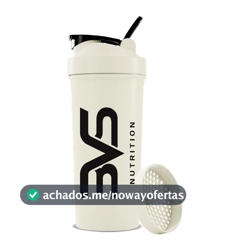 Coqueteleira / Shaker Branca - Academia 600ml - 3vs Nutrition