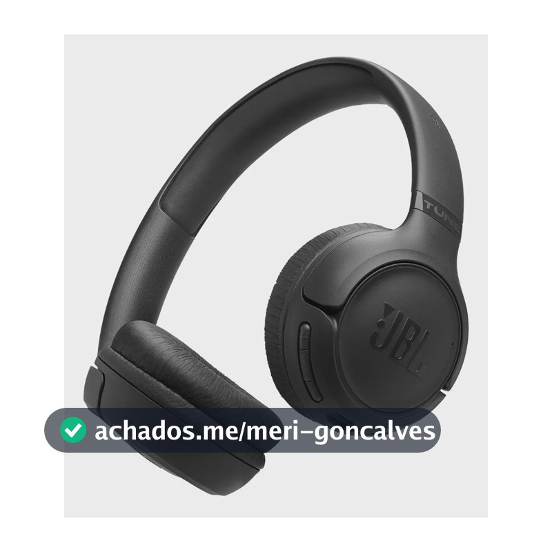 Fone De Ouvido Jbl Tune 530bt Bluetooth Sem Fio Preto Headphone Com Microfone Wireless Estéreo Graves Potentes Confortável