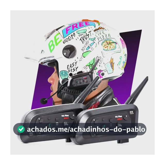 Par Intercomunicador V6 Plus Capacete Comunicador Sem Fio Bluetooth Moto Par Fone De Ouvido Para Capacete Kit Conversar Moto Garupa