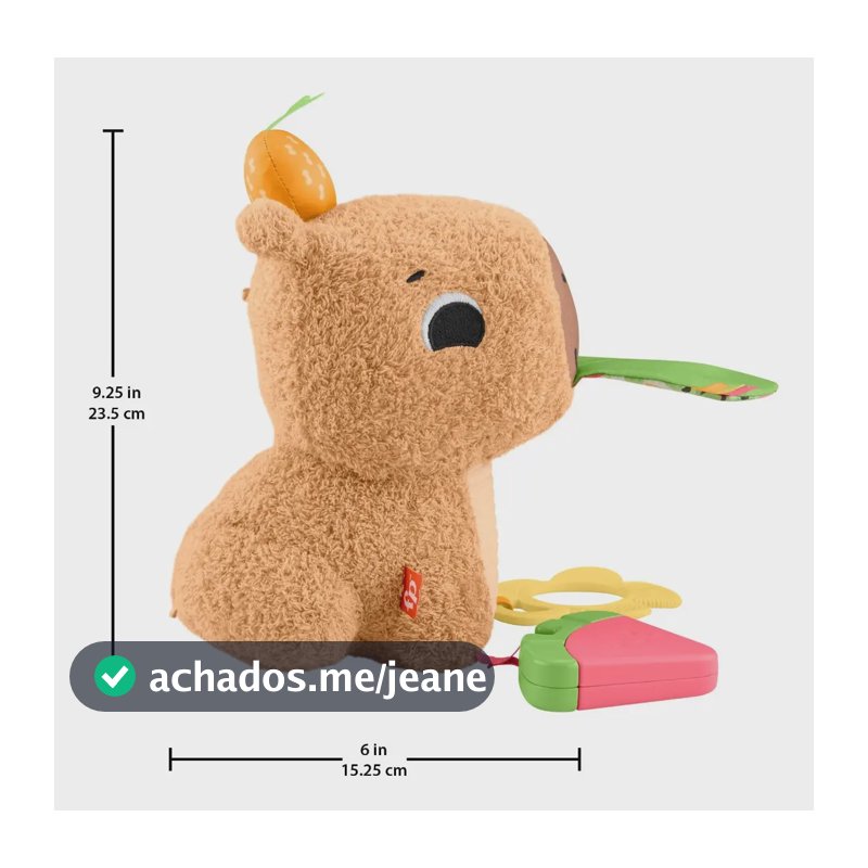 Fisher-price Brinquedo Para Bebês Capivara Estímulos E Jogo