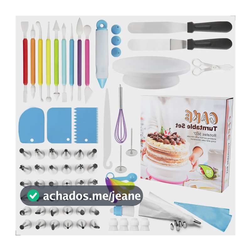 Kit 119confeiteiro Bailarina Completo Profissional Com Bicos