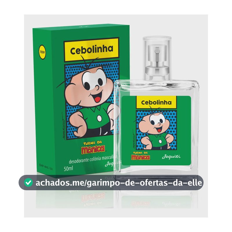 Colônia Jequiti Turma da Mônica Cebolinha de 50 mL para Meninos