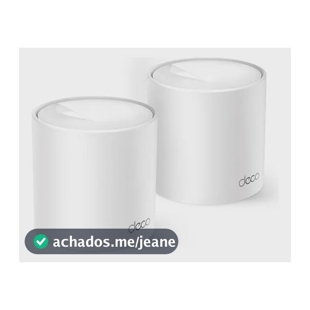 TP-Link Deco X10(2-pack) Roteador Mesh Wifi6 AX1500 Cobre até 360m²