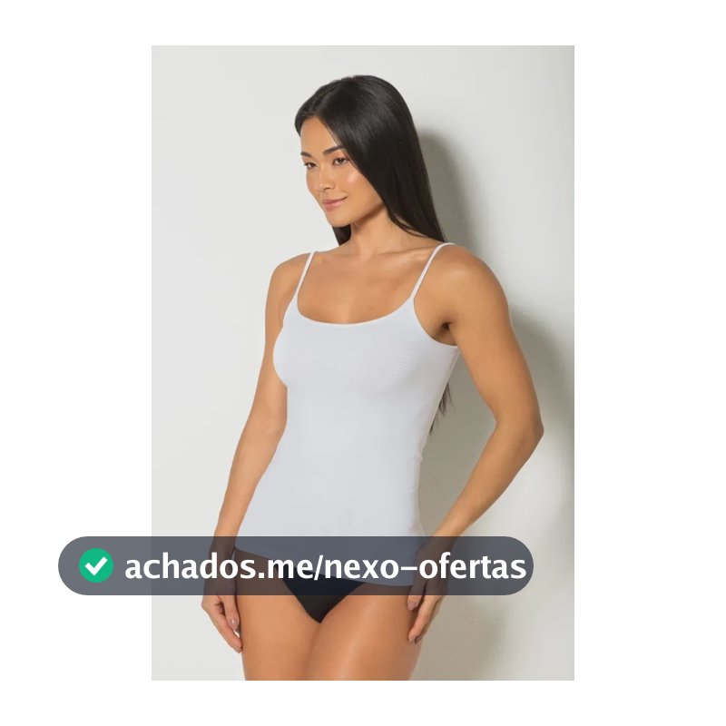 Camiseta Regata Alça Poliamida Trifil Feminino 0001 Sem Desenho Peq Liso