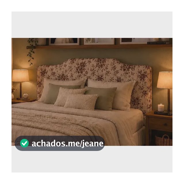Cabeceira Painel Personalizada 140x140 Tecido Toile De Jouy Vermelho/bege