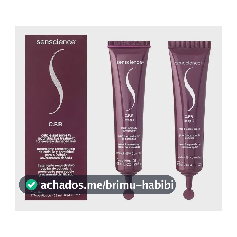 Kit Senscience C.p.r. Tratamento 2x25ml
