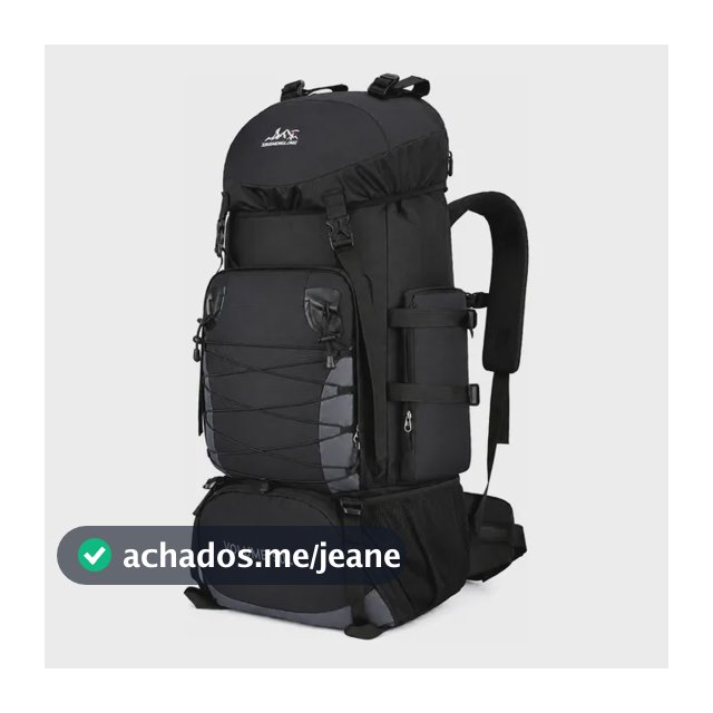 Mochila Cargueira Tática Grande Impermeável Reforçada 90l Preto