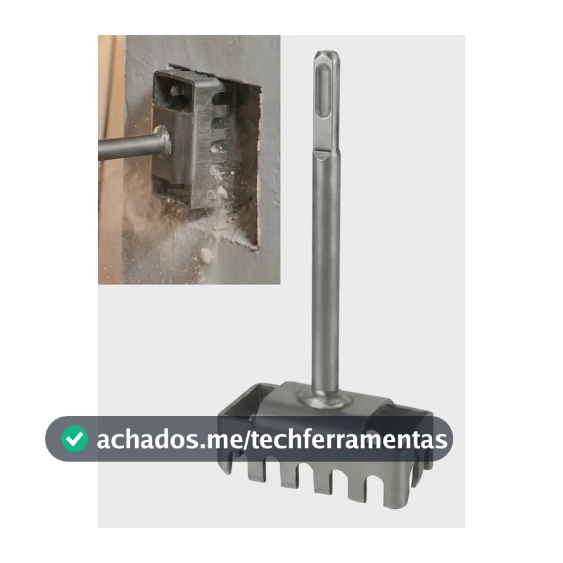 Perfurador Caixinha de Tomada Padrão 4x2 SDS Plus para Martelete - Núcleo Ferramentas Aço Reforçado Corte Preciso Profissional