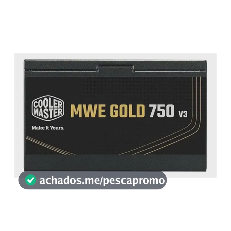 Fonte Cooler Master Atx 3.1 750w Mwe Gold 750 V3 Pfc Ativo 8