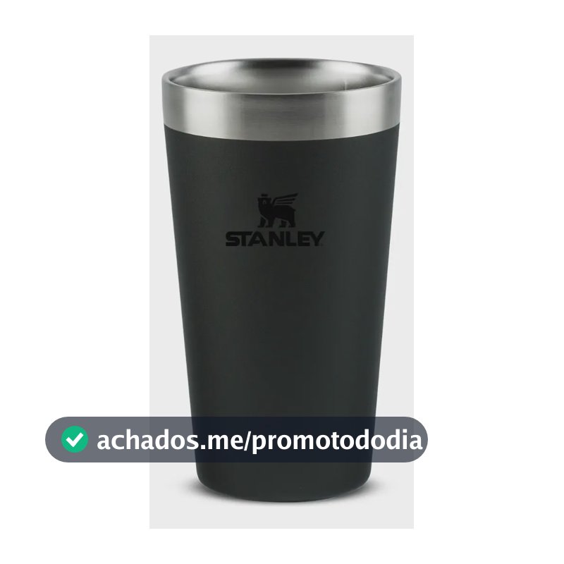 Copo Térmico para Cerveja Stanley Pint Adventure Black 2.0 354ml