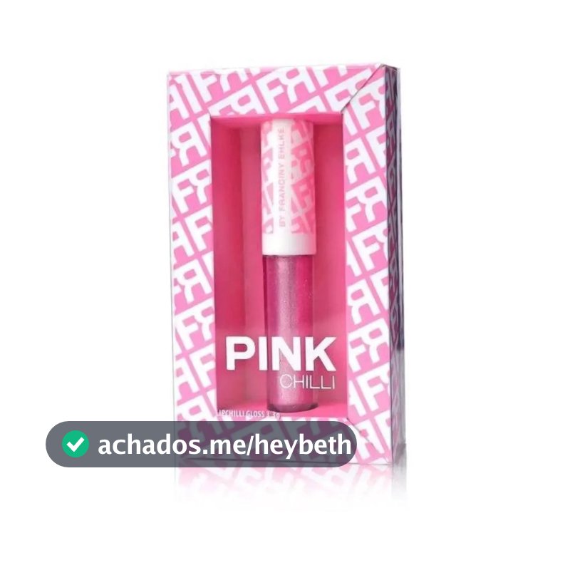 Gloss Labial Franciny Ehlke Mboom Rosa Pink Chilli Ácido Hialurônico