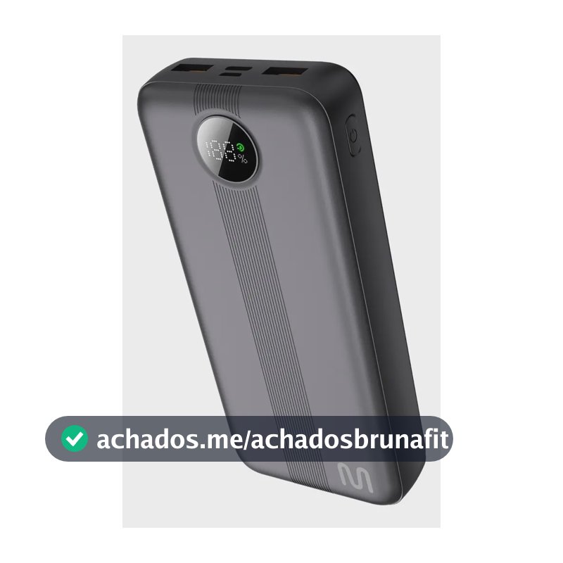 Carregador Portátil Powerbank Display 20000mah Multi - Cb176