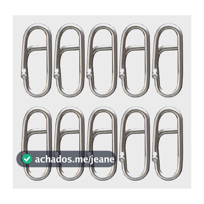 Snap Engate Rápido Yara Aço Inoxidável 60lb 10 Unidades