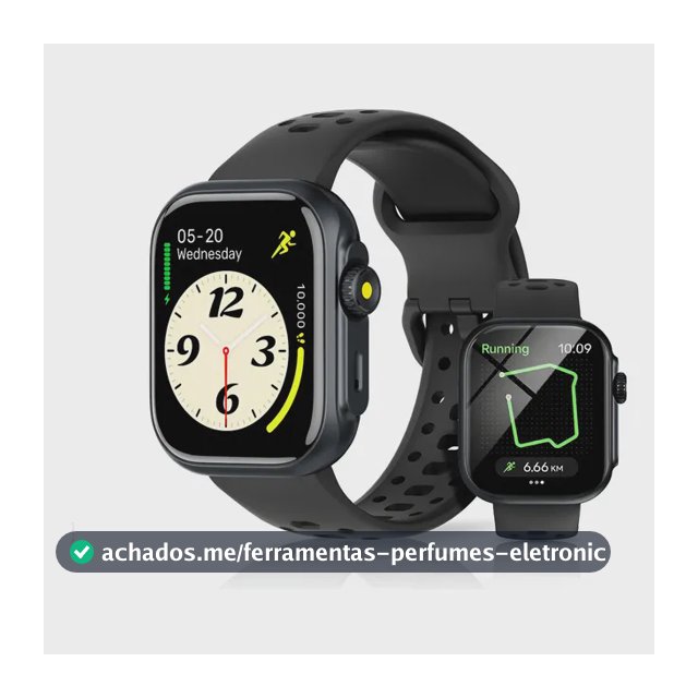 Relógio Smartwatch Bettdow Fb041 Gps Alexa 5m/ip68 À Prova D'água Preto 1 1#