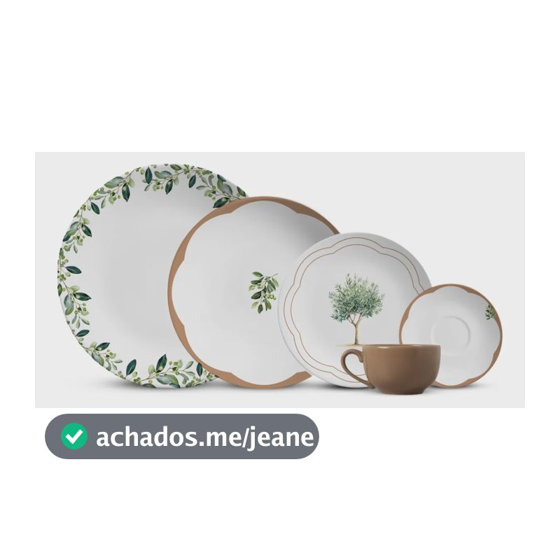 Aparelho De 30 Pcs Oliveira By Aurora Alleanza