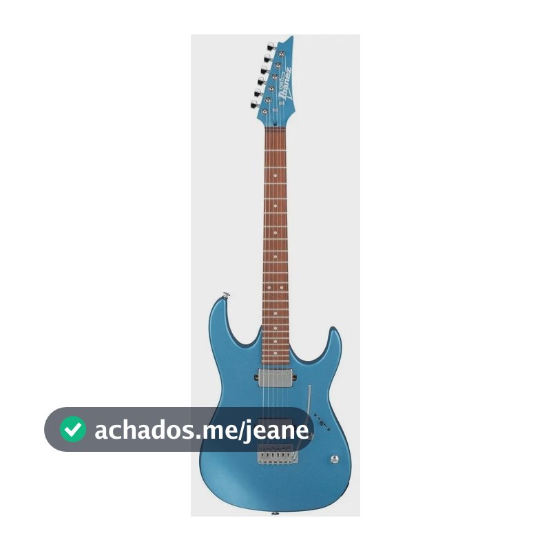 Guitarra elétrica Ibanez GRX120sp azul metálico fosco 6 cordas mão direita