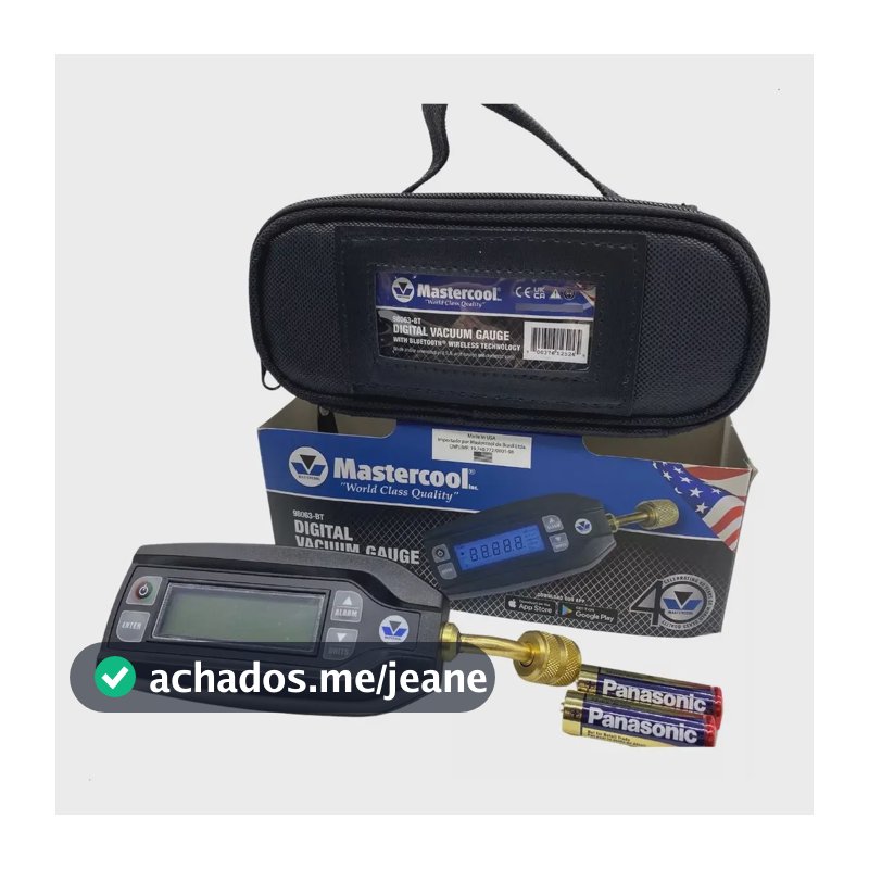 Vacuômetro Digital Bluetooth Wireless Mastercool 98063