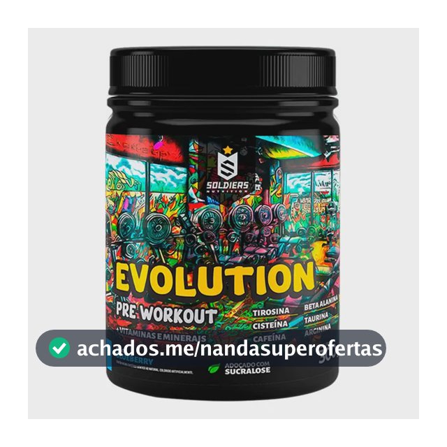 Suplemento Soldiers Nutrition Evolution en pó sabor blueberry x 300g