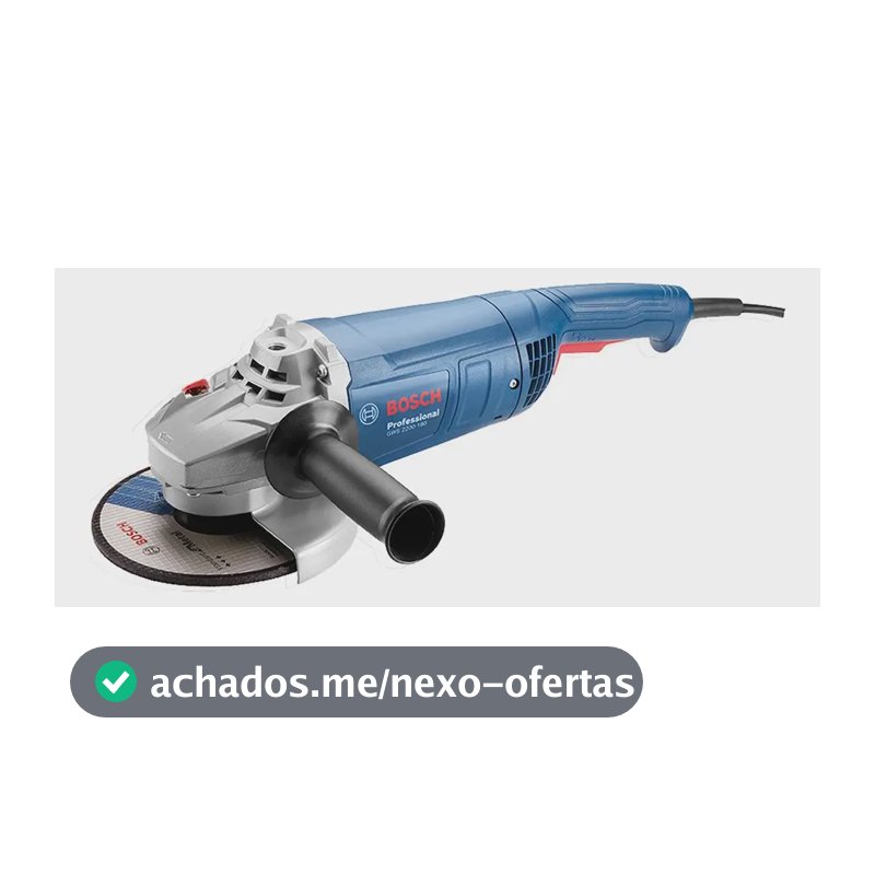 Esmerilhadeira Bosch GWS 2200-180 2200w Azul Profissional 18cm