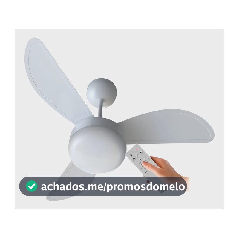 Ventilador De Teto C/ Controle 6 Vel. Fenix Ventisol